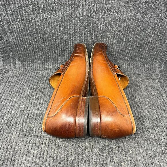 Beckett Simonon Beaumont Bit Horsebit Loafer Brown Leather Dress Shoes Mens 10.5